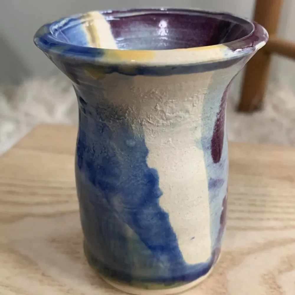 Handmade Small Studio Art Pottery Vase‎